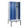 locker met bank,HxBxD 2120x900x815mm,3vak,vak B 300mm,cilinderslot
