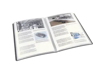 Vivida showalbum A4 transparant zwart 20 insteekhoezen - 2