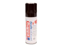 Verfspuitbus edding 5200 permanent spray glossy diepzwart