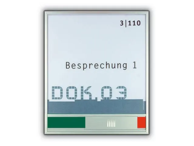 Deurbordje Newage Vrij-/Bezet-Weergave 143x120x6mm Aluminium Profiel