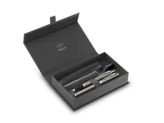 Balpen en vulpen Parker IM met etui stainless steel CT medium 3 stuks