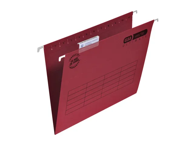 Hangmap Elba Verticfile Ultimate A4 V-bodem rood