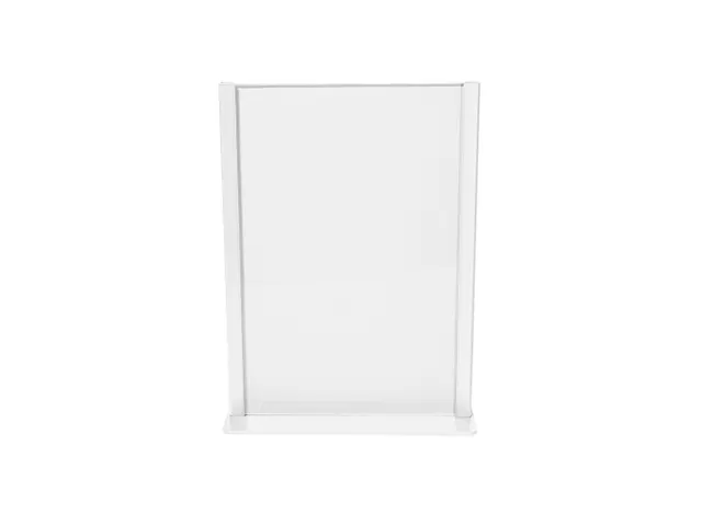 Europel Kaarthouder Metaal met acryl bord A5 Wit