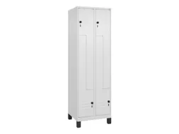 Z-garderobekast,HxBxD 1950x600x500mm,vak B 150/300mm,draaigrendel