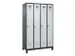 locker voor scheiding van kleding,HxBxD 1950x1200x500mm,4vak