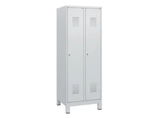 schoollocker,HxBxD 1630x600x500mm,2vak,vak B 300mm,cil.-slot,voeten - 2