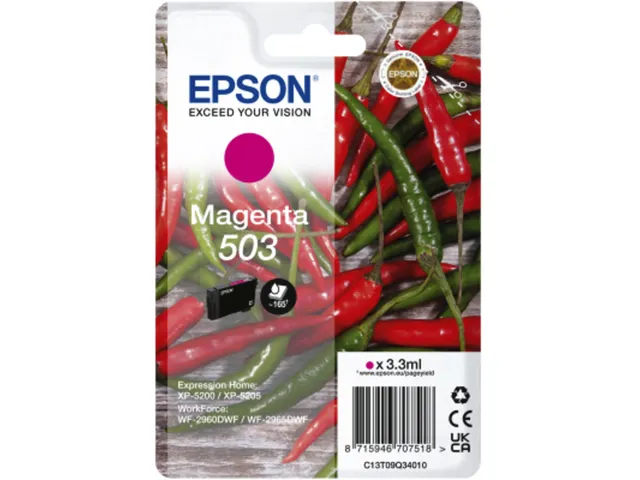 Inktcartridge Epson 503 T09Q34 rood