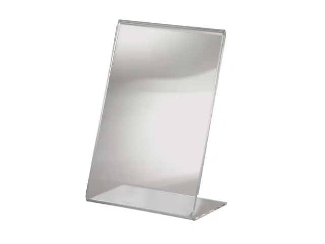 Présentoir de table Sigel A6 incliné transparent