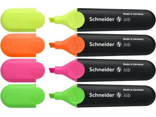 Markeerstift Schneider Job 150 etui a 4 stuks assorti - 2