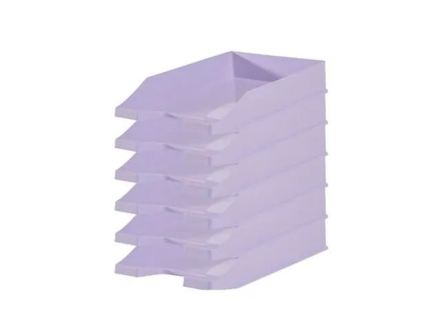 Brievenbak HAN A4 standaard plastic pastel paars