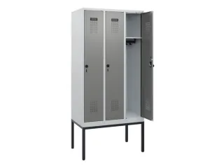 schoollocker,HxBxD 1950x900x500mm,3vak,vak B 300mm,draaigrendel - 1