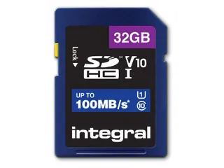 Geheugenkaart Integral SDHC V10 32GB - 1