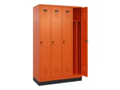 locker voor scheiding van kleding,HxBxD 1950x1200x500mm,4vak