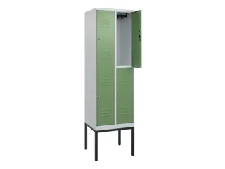dubbeldekse locker,HxBxD 2120x600x500mm,2x2vak.,vak B 300mm - 2