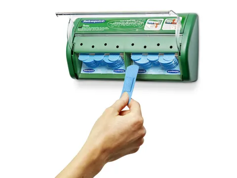 Salvequick 51030130 detecteerbare pleisterautomaat blauw