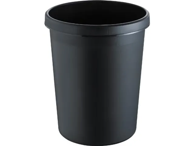 Papiermand Helit, 45 l, zwart