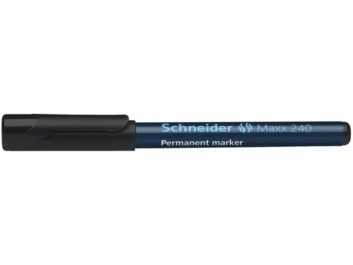 Permanent marker Schneider Maxx 240 rond 1-2mm zwart