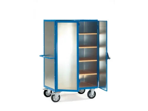 Kastwagen 750kg Laadoppervl. Lxb 1200x780mm 5 Legborden Met Deuren