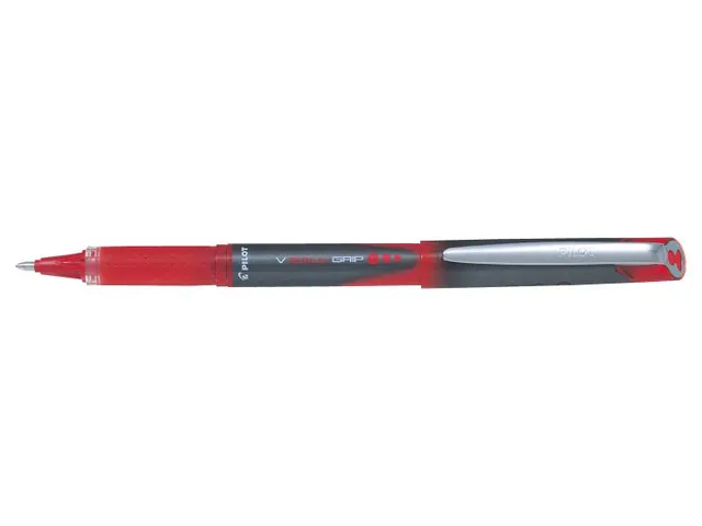 Rollerpen Pilot V-Ball Grip 10 VBG-10 Brede punt Rood 1.0mm