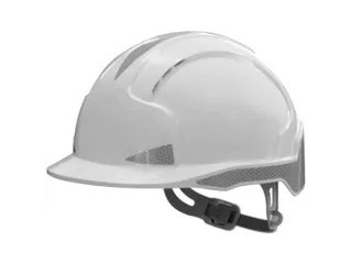 JSP Evolite CR2 veiligheidshelm met reflecterende stroken, wit, gevent - 1