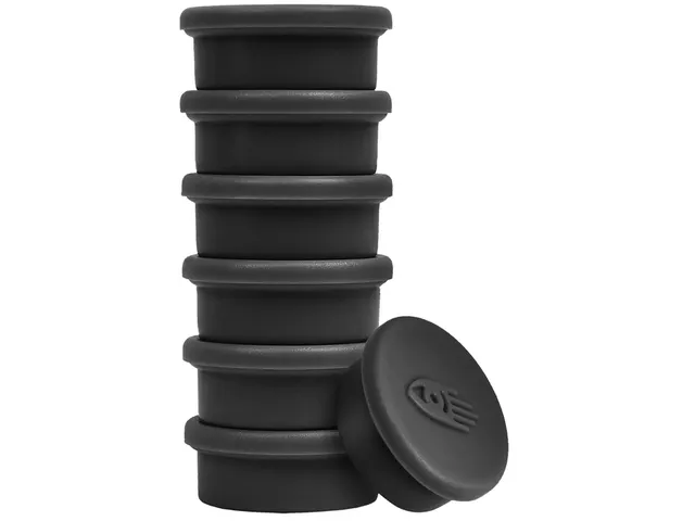 Magneet Legamaster 20mm 250gr zwart 8 stuks