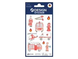 Papieretiket Z-design Brandweer/Ambulance, pakje à 1 vel