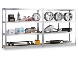 Breedvakstelling Complete Aanbieding 8 Houten Legborden Verzinkt