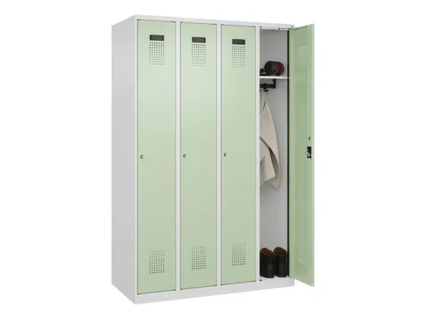 locker,HxBxD 1850x1200x500mm,4vak,vak B 300mm,cil.-slot