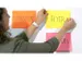 Cartes de communication info, 200x150mm, 4 x 50 pièces,jaune, orange,