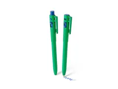 Trace-It Pen met clip groen blauwe inkt detecteerbaar 50 stuks