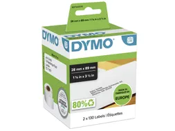 Etiket Dymo 99010 Labelprint Adreslabel 28x89mm S0722370