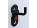 haak,v. perfoplaat,L 125mm,einde loodrecht,RAL7016