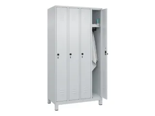 locker,HxBxD 1950x1000x500mm,4vak,vak B 250mm,draaigrendel,voeten - 3