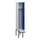 locker met bank,voor scheiding van kleding,HxBxD 2120x300x815mm,1vak