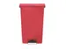 Pedaalemmer Slim Jim Step On Front Kunststof 68 Liter Rood