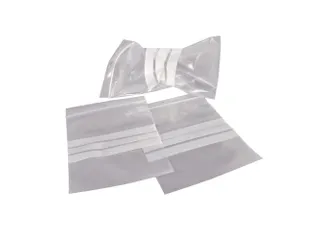 Gripsealzak 230x320mm Transparant met Schrijfvlak 50 micron ldpe - 1