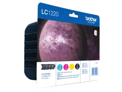 Brother LC-1220 Valuepack Inktcartridges Zwart + Kleur