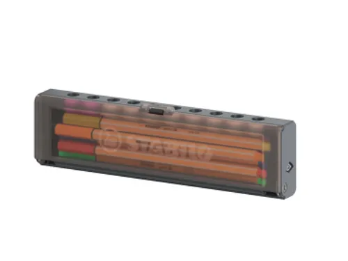 Fineliner STABILO point 88 Fijn clickset à 10 kleuren