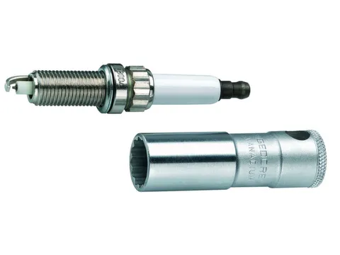 D 55 Bougie-inzetstuk met borgveer 3/8 inch 14mm