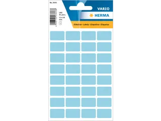 HERMA 3643 Universele etiketten 12x18mm Blauw 160 stuks - 1