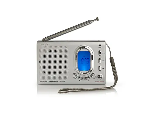 Wereldradio Nedis met wekker RDWR1000GY