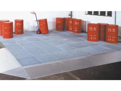 platte bodemopvangbak,opvangvol. 20l,HxBxD 123x500x500mm,m. rooster