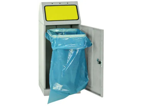 afvalverzamelaar,brandbeveiligingsklasse A1,1x70l,m. elast. spanband