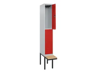 Dubbeldekse dekenkist,HxBxD 2120x300x815mm,1x2vak.,vak B 300mm - 2