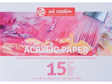 acrylpapier 290 g A3 blok van 15 vel