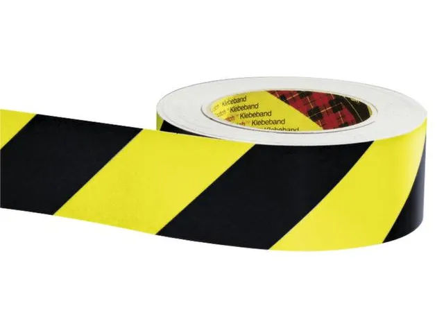 Signaleringslinten Pe Zelfklevend Niet Reflecterend Rechts Geel/zwart