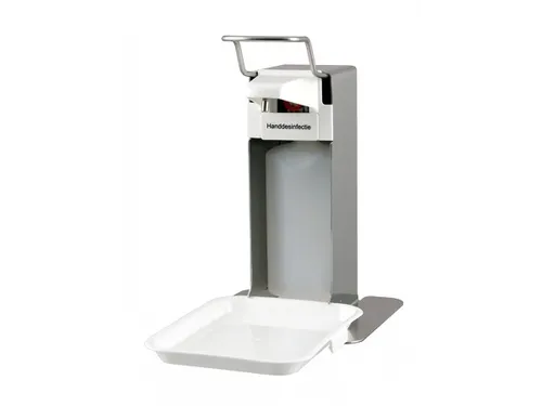 Zeepdispenser & Desinfectiedispenser 500 Ml Beugel Rvs Lb Opvangschaal