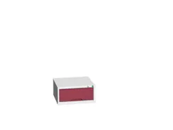 ladekast HxBxD 250x525x550mm 1lade romp RAL7035 front RAL3004
