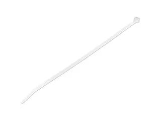 25cm Witte Kabelbinders 100 stuks - 1