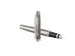 Parker IM Vulpen Stainless Steel CT Finish Medium Blauwe inkt